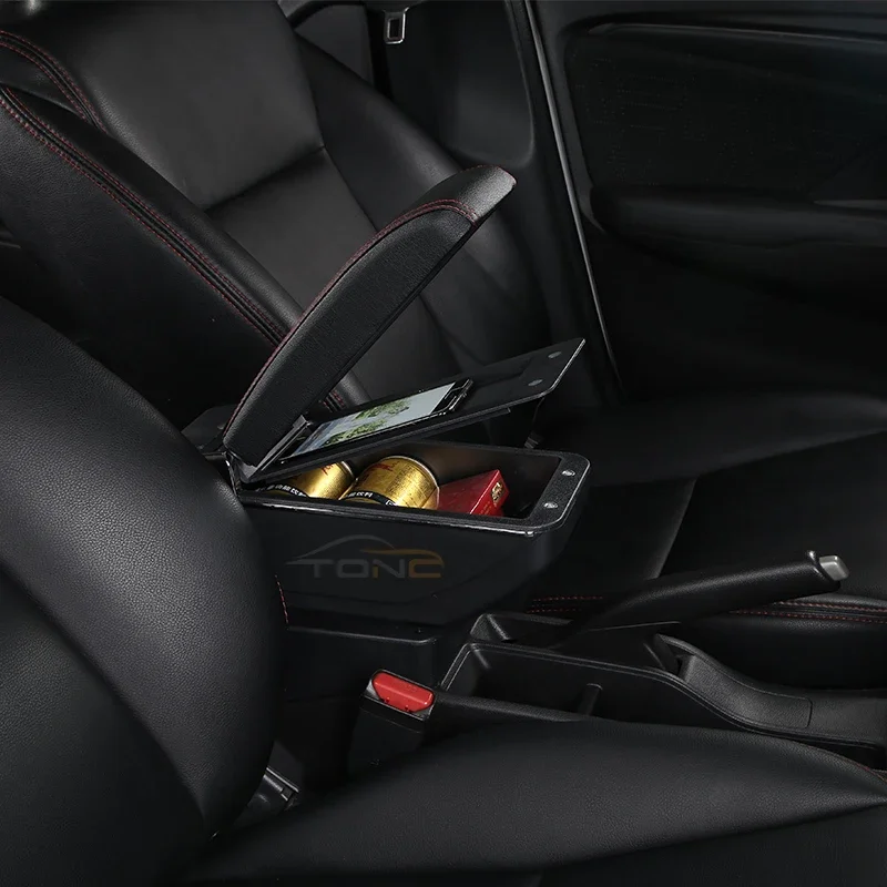 صندوق مسند ذراع السيارة لملحقات أوبل كورسا الداخلية وحامل الأكواب ومسند الذراع المركزي يرجى التأكد من السيارة نفس الصورة #4