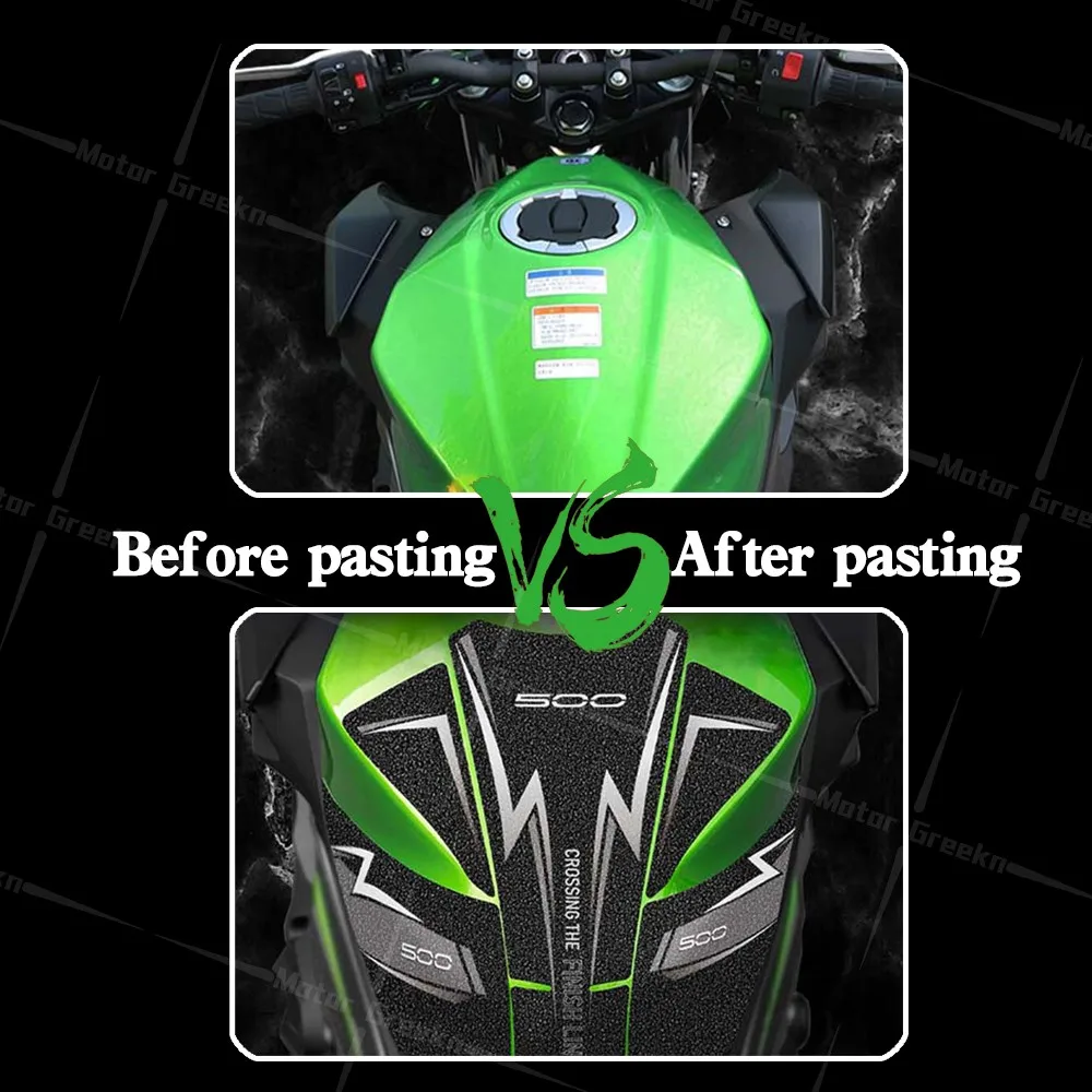 For Z500 z 500 Z 500 SE 2024 Motorcycle Thick Frosted Fuel Tank Protector Sticker Anti-slip Waterproof Decal Accessories