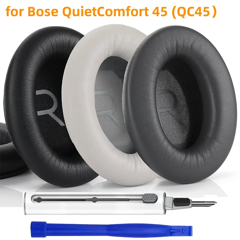 

Replacement Earpads for Bose QuietComfort 45 QC45 Headphone Ear Pads Cushions Sheath Soft Sensory Skin leather