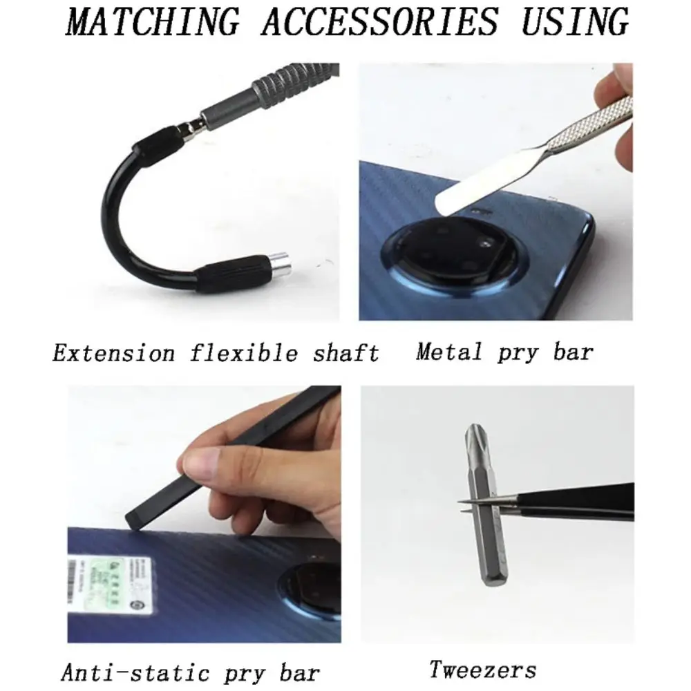 

66-In-1 Screwdriver Set Ergonomic Handle Multifunctional Magnetic Screwdriver Precision Storage Box Precision Tool