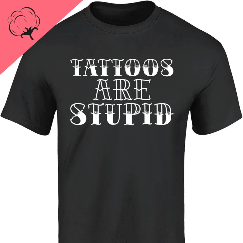 Niamh Tattoos are Stupid Sarcastic Humor T-Shirt Popular Shirts Black 3XL color