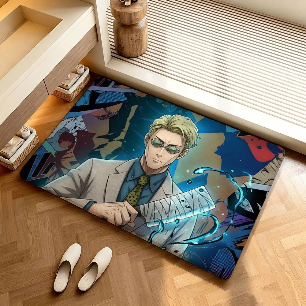 Anime Figure Nanami Kento Shower Room Absorbent Small Floor Mat Soft Comfortable Decorative Foot Mat