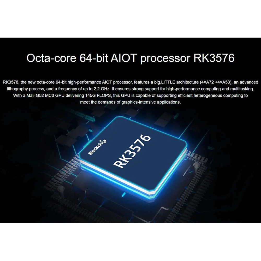 firefly ROC-RK3576-PC Main Board RK3576 Octa-Core 64-Bit AIOT Processor Low-Power Large Model Mini PC Computer 2.2GHz 6 Tops Npu - Image 2