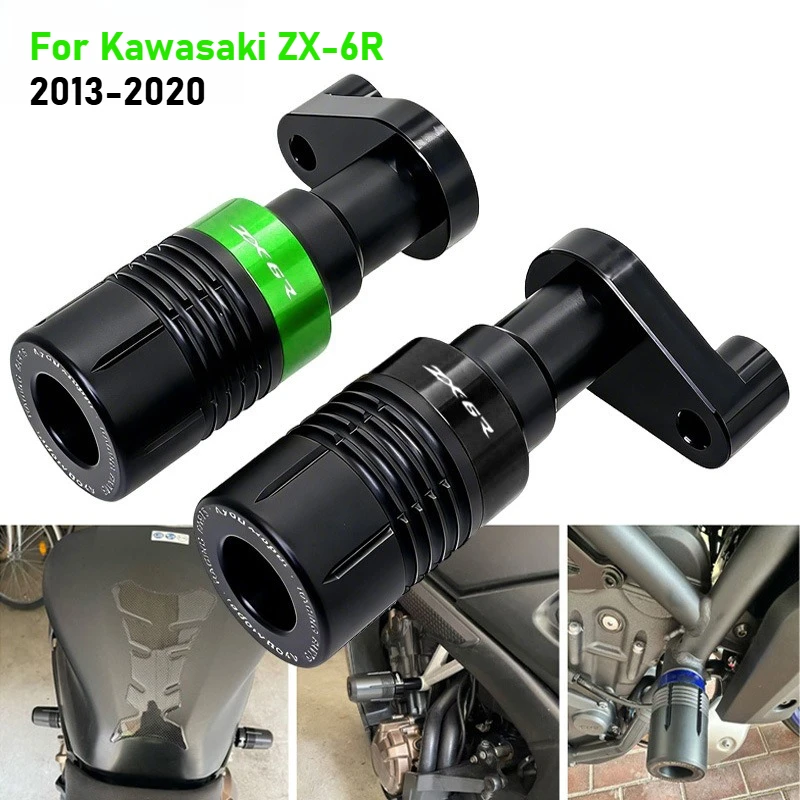 ZX-6R Frame Slider Crash Protector for Kawasaki ZX6R 2013-2020 Motorcycle Engine Crash Pad Protection Modification Parts
