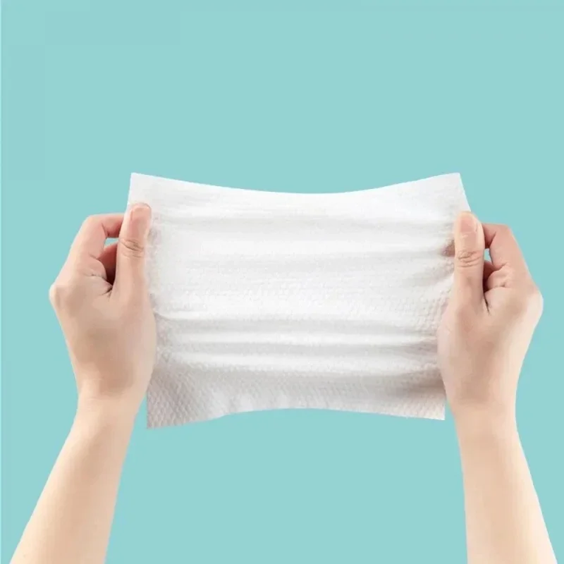 100/300PCS Disposable Thick 100% Cotton Face Towel Make Up Soft Removing Wipes Dry Cleanser Towelettes For Skin Care