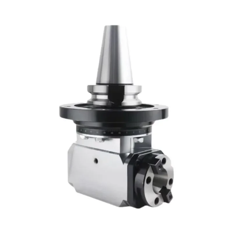 BT50 to BT40 Angle Head Adapter for Milling Machine Cast Iron Construction 100Nm Torque 3000 RPM Speed 8KW Power