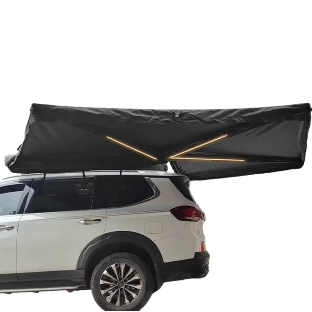 Vehicle Awning Aluminum Alloy Quick Pull Out Weatherproof 4x4 Car Side 270 Degree Awning for SUV Truck Van