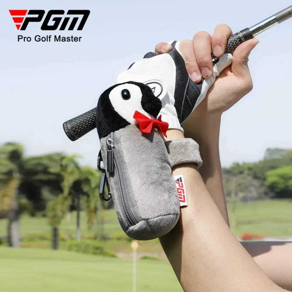 PGM Golf small Ball Bag Doll ball holder can hold two balls and two tees Fashion cute pendant lightweight ball cover