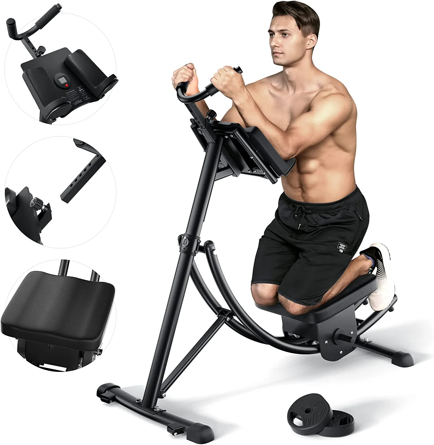 2025 New  Coaster, Abdominal Trainer, Home Gym Core Workout Fitness Exercise Machine