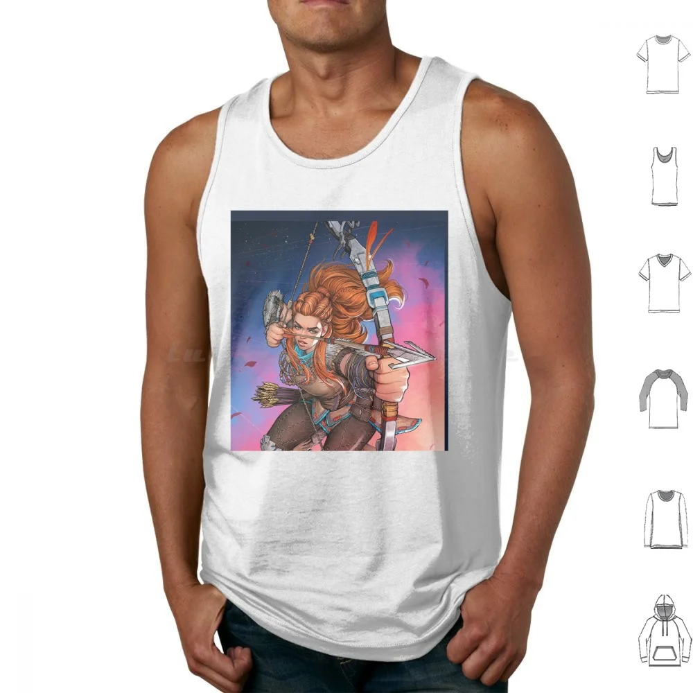 

Horizon Forbidden West Топ без рукавов Майки Жилет без рукавов Horizon Aloy Forbidden West Horizon Forbidden West