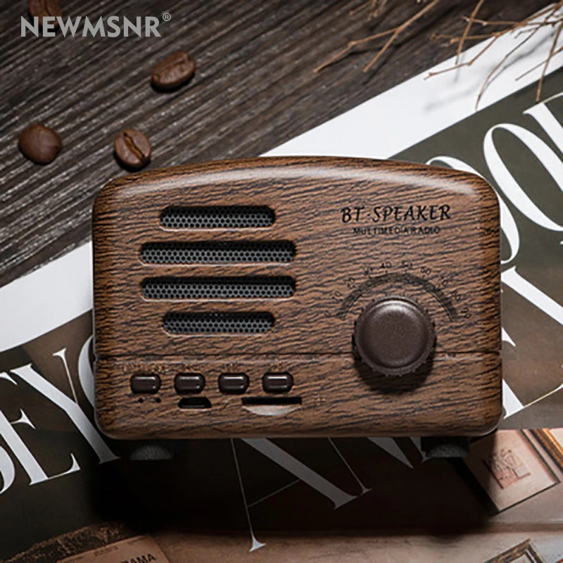 # Mini ลำโพงบลูทูธวิทยุ Retro Sound กล่องเครื่องเล่นเพลงไร้สายแบบพกพาไร้สายแบบพกพาฟรีคลาสสิกลำโพงสน...