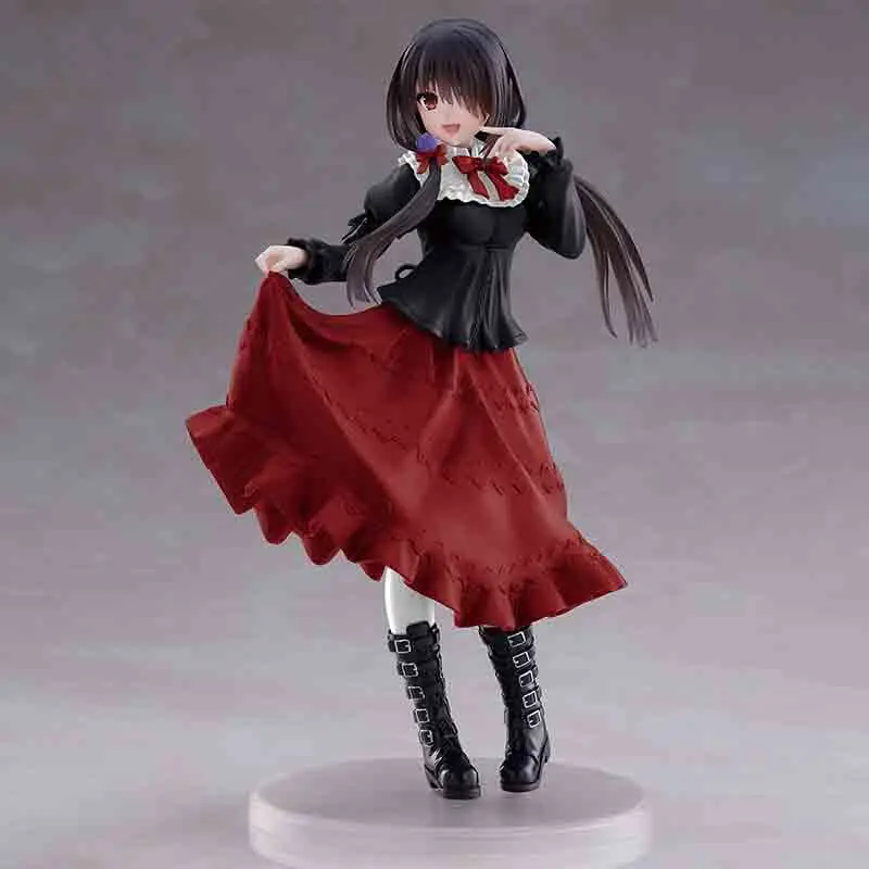 

New Genuine Date A Live Tokisaki Kurumi Character Model Toys Desktop Ornament Collectibles Holiday Gift In Stock