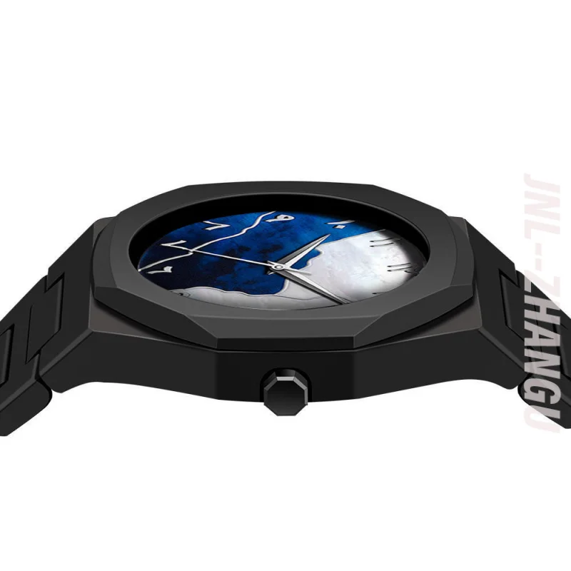OEM Men's Designer New Watch Black Plastic Arabic Number Style Classic Simple Sport Fashion Wrist Watch Reloj Para Hombre Men
