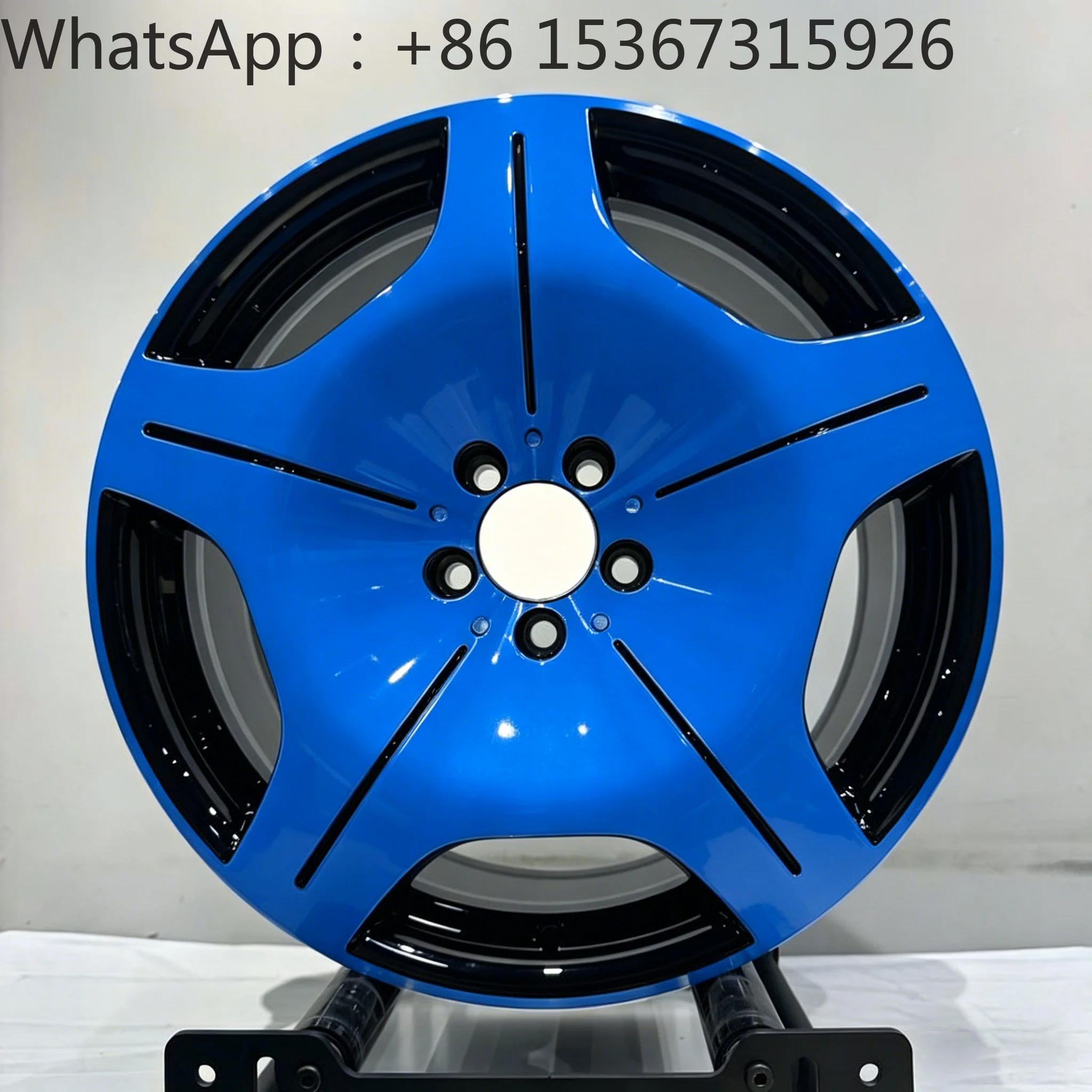 5-Spoke T6061 Aluminum Alloy Custom Forged Wheel Hubs Multi PCD 5x112 5x114.3 5x120 Universal Luxury Business Car Wheels