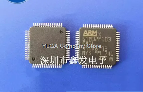 

STM32F103R8T6 новый оригинальный чип микроконтроллера, 32-битный патч микроконтроллера LQFP64 10 шт.-1 лот