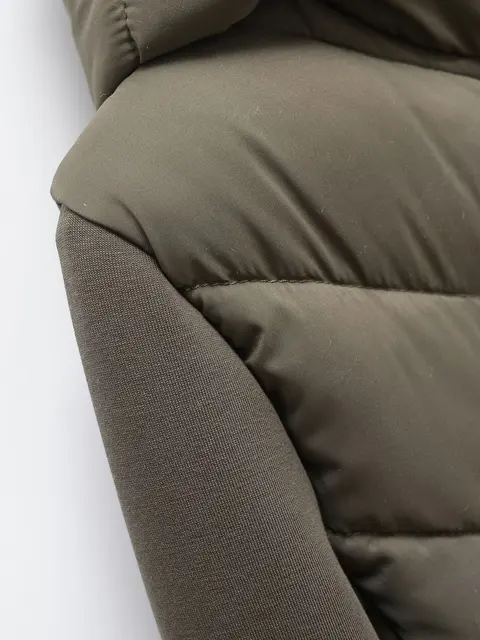 2026 Autumn Winter Women's Elegant Patchwork Hooded Air Cotton Jackets Lady Fashion Army Green Warm Slim Fit Sports Parkas Coats 3 2026 Autumn Winter Women's Elegant Patchwork Hooded Air Cotton Jackets Lady Fashion Army Green Warm Slim Fit Sports Parkas Coats 3