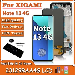 Super AMOLED for Xiaomi Redmi Note 13 4G 23129RAA4G 23124RA7EO Lcd Display Digital Touch Screen for Redmi Note13 4G Screen