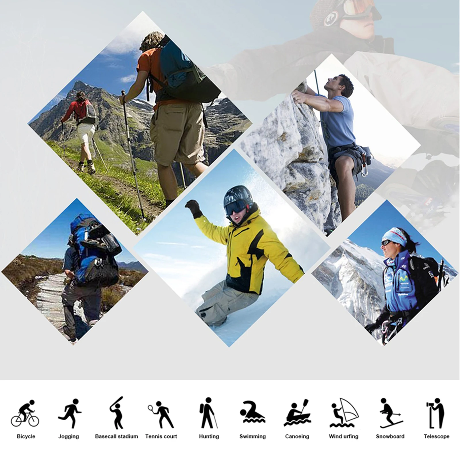 

3 Pcs Sun Protection Hat Printed Cycling Hats Headgear Cap Hearwrap Sunproof Polyester Headwear Man