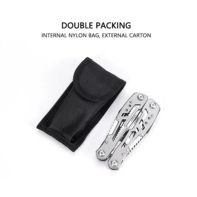 Outdoor Folding Multipurpose Tools Camping Portable Stainless Steel EDC Emergency Survival Knife Clamp Hiking Equipment image 4