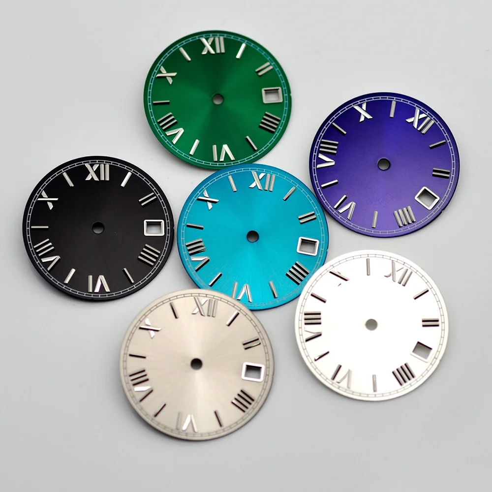 

Customized NH35 Watch Dial Face Surface Fit For 7S26 NH35 NH36 Movement 28.5mm Watch Faces Dial Parts
