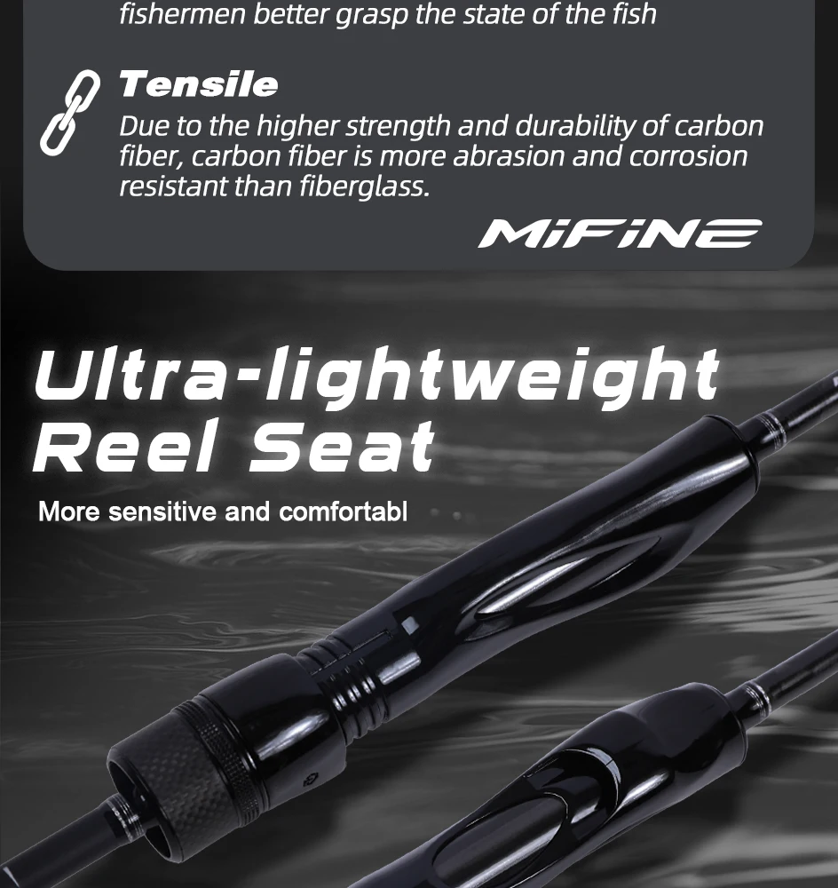 MIFINE MICROBITE Ajing Angeln Spinnrute Köder 2g/3g/5g/8g/10g Salzwasser Süßwasser Licht Felsen Angeln Schnelle Aktion Fuji Ring – Detail 7