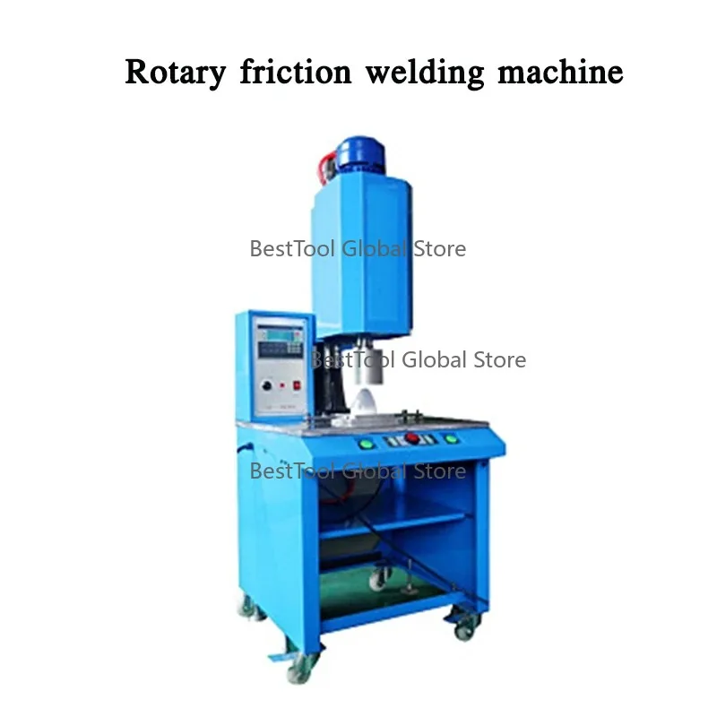 Three-phase Motor Ro-tary Friction Welding Machine 1500W Ultrasonic Smelting Machine Non-positioning Rot-ary Welder Machine 220V