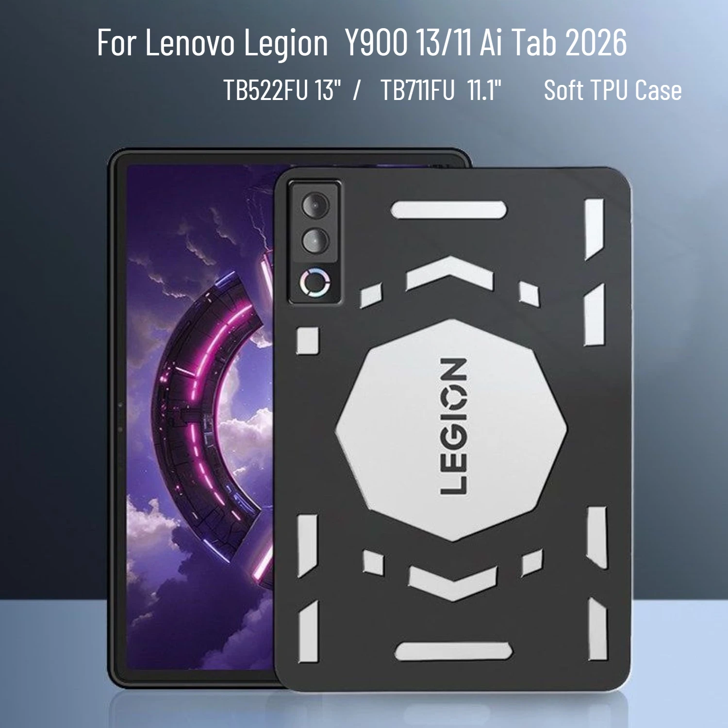 Hollow Heat Dissipation TPU Case for Lenovo Legion Y900 11/13 2026 TB711FU/TB522FU 11.1