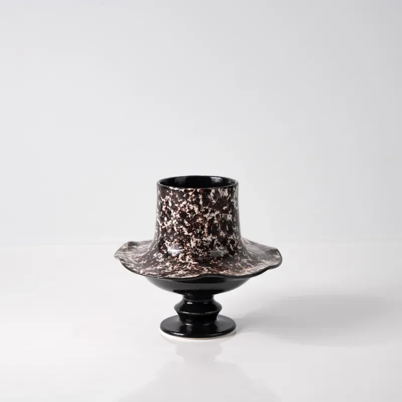 Light French Medieval Style Vase High End Texture Small Flower Arrangement Retro Eclectic Ornament Floral Home Decor Display