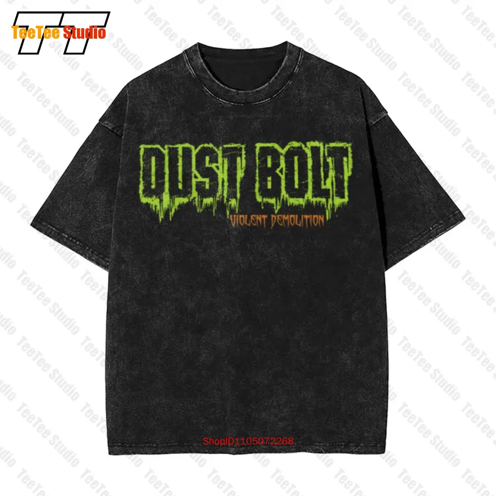 

New D T G Vintage Oversized T-Shirt Dust Bolt Violent Demolition FZNZ