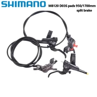 Shimano freno M8120 M7120 M6120 4 pistones bicicleta de montaña freno de disco hidráulico XT SLX MTB pastillas de bicicleta D03S N03A N04C