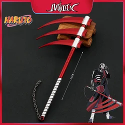 9.84inch/25cm Akatsuki Organization Hidan Weapon Death Bloody March Sickle Alloy Craft Model Anime Naruto Peripherals Toys Gifts