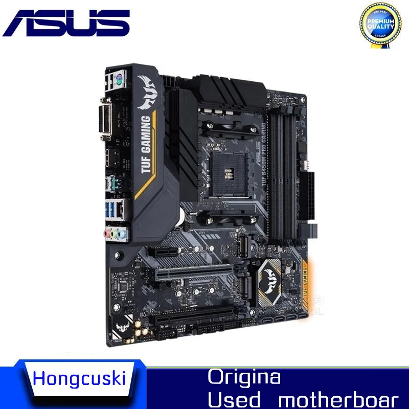 For ASUS TUF B450M-PRO GAMING M-ATX Used original motherboard Socket AM4 DDR4 128GB B450 Desktop Motherboard