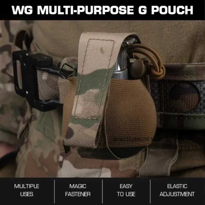 WG متعددة الأغراض التكتيكية المرنة قنبلة يدوية الحقيبة MOLLE PALS ونظام الحزام