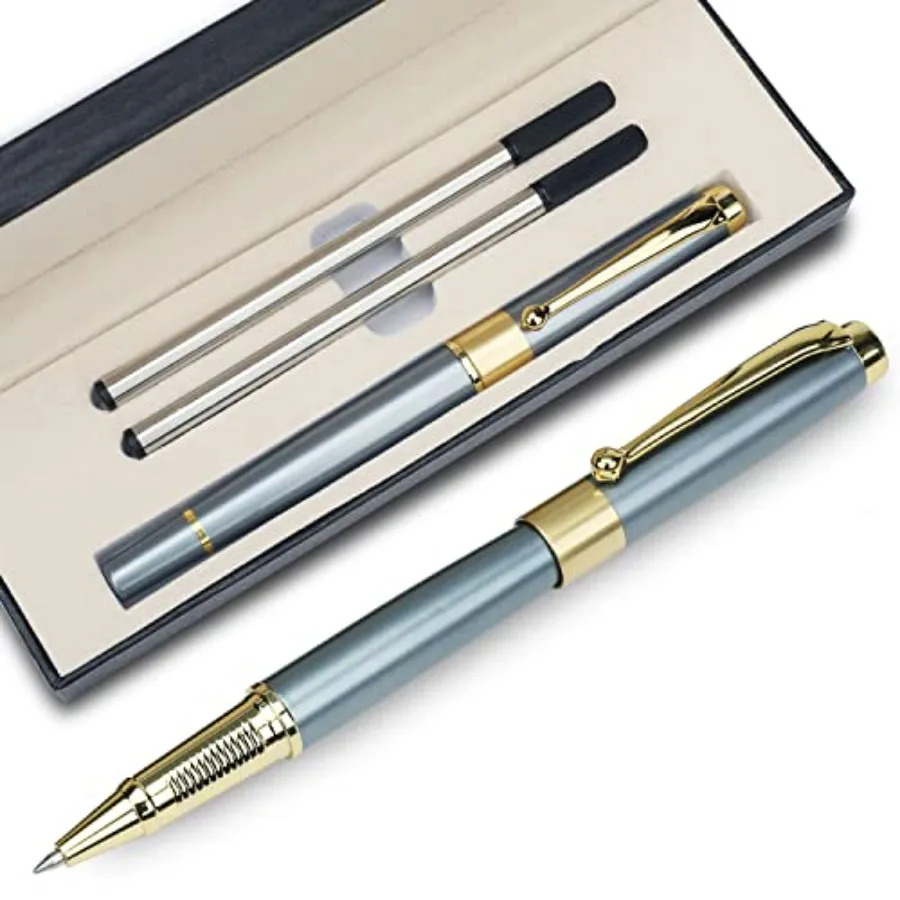 

Ballpoint Pen Refill, Luxury Ballpoint Line width 0.5mm, Best Ball Pen Gift Set for Men and Women Professional Executive, Offic