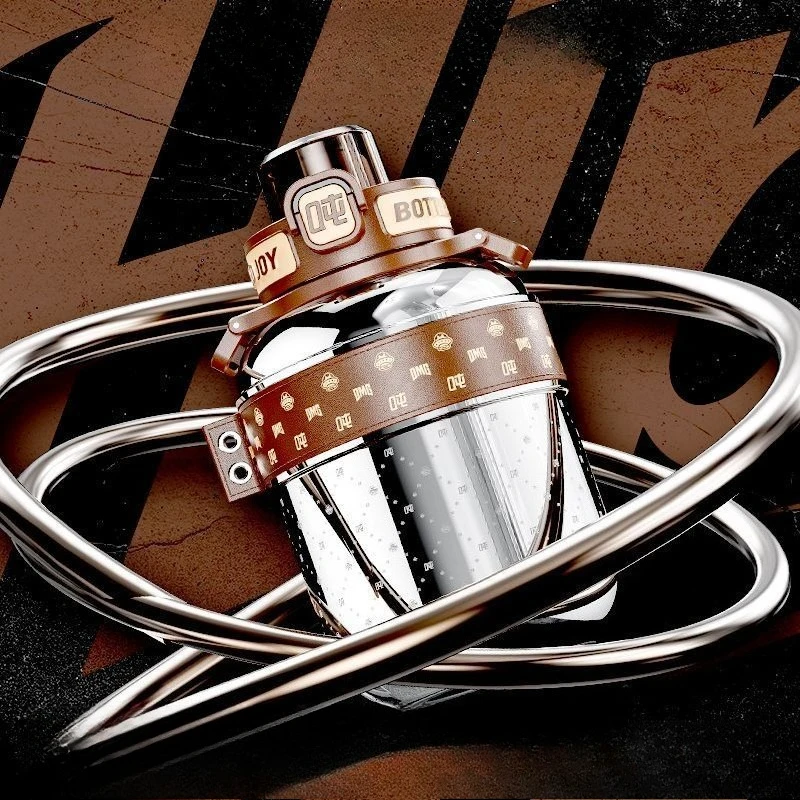 Co-branded Thermos Cup, Trendy, Large-capacity, Stainless Steel, High-looking Home Water Cup, Double Drinking Cup for Outings