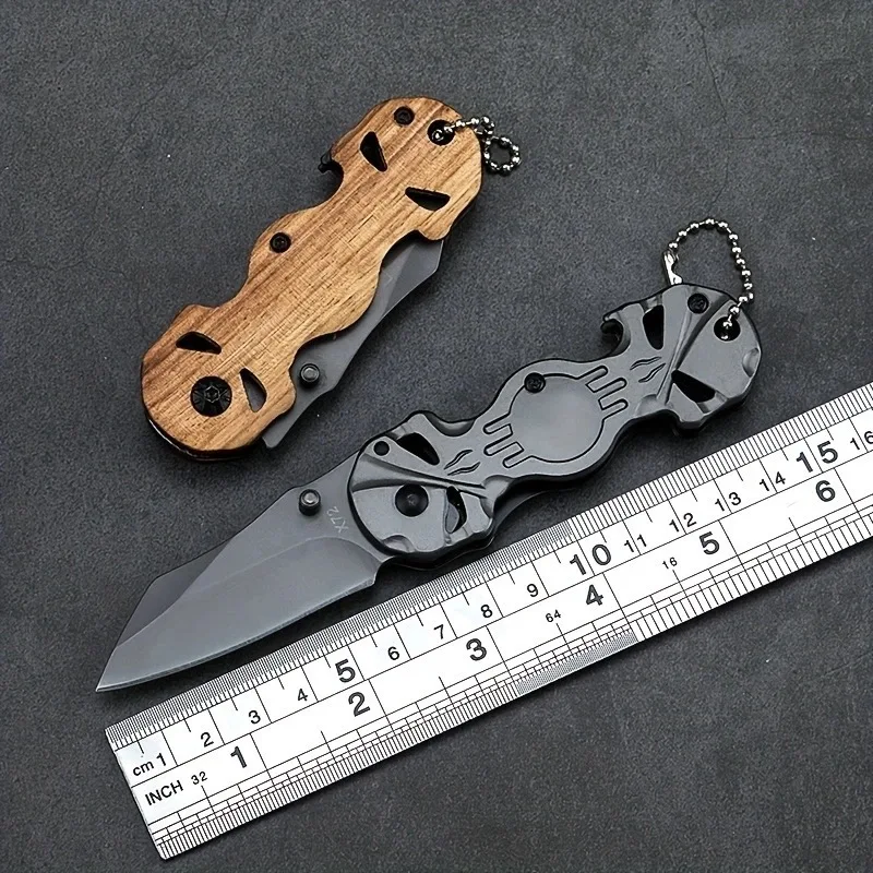 Creative folding knife outdoor multifunctional small knife outdoor survival knife high hardness mini knife pocket knife