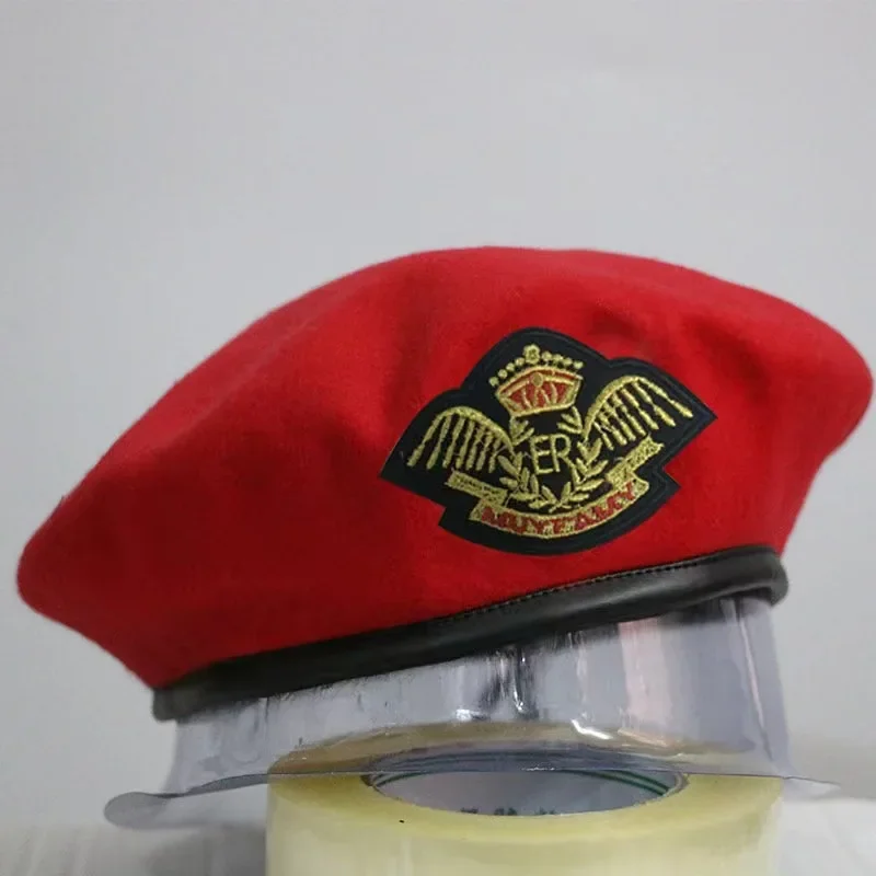 Béret en pure laine pour hommes et femmes, casquettes unisexes respirantes, chapeaux des forces spéciales, soldats, escadron de
