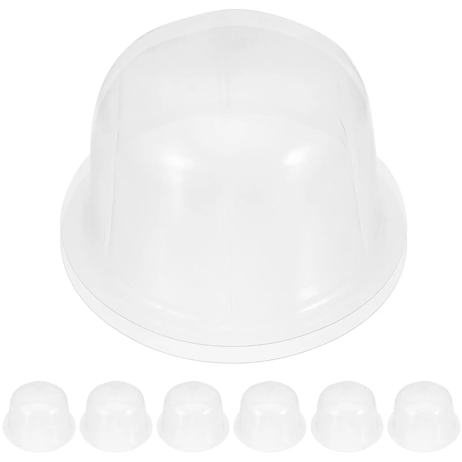 

8 Pcs Hat Holders PVC Plastic Storage Display Stands for Hat Support Holders Kids Caps Lightweight Compact Size