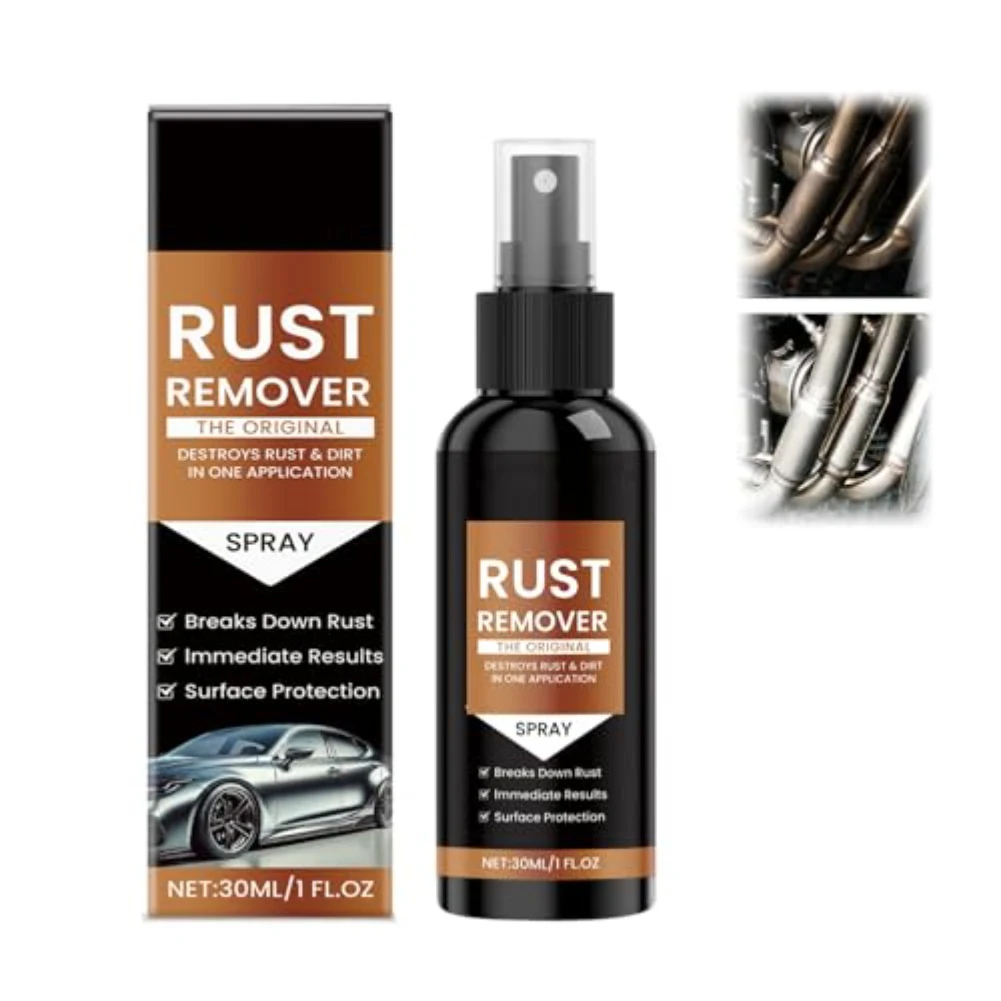 Car Scratch Remover Car Rust Removal Spray Derusting Spray Suitable For Metal Car Chains Rust Stain Inhibitor Paint Maintenance 