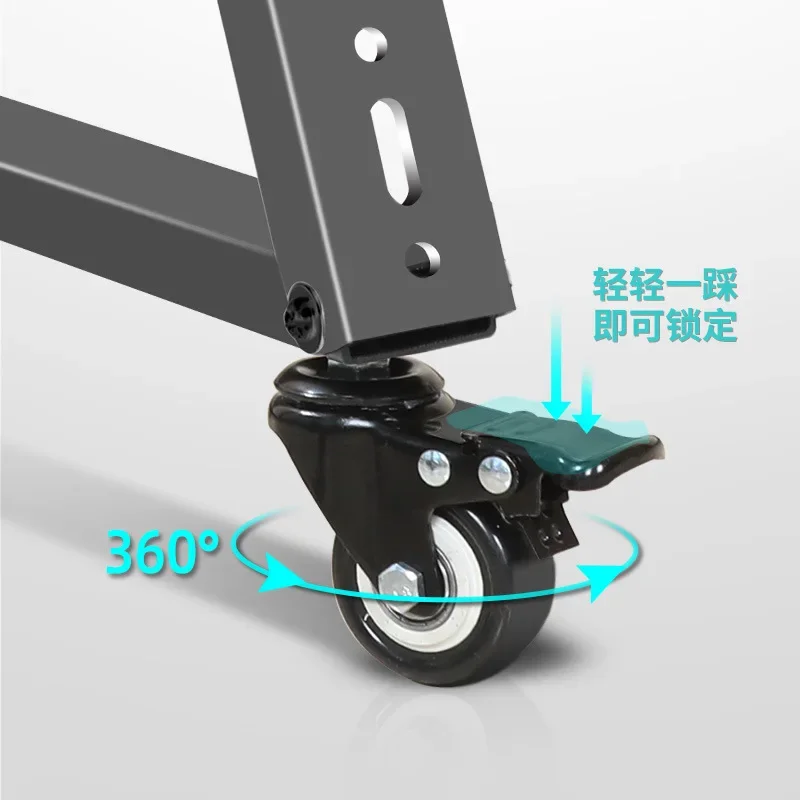 TV Stage Cart Mobile Stand Podium Teleprompter 32-70 inch Tripod TV - view 3
