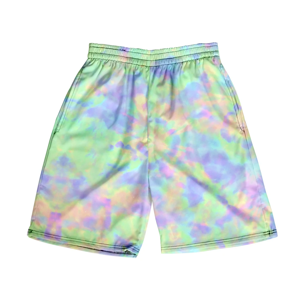 

Tie Dye Beach Shorts Men's and women's clothing 3D digital printing casual shorts Fashion trend couple Pants