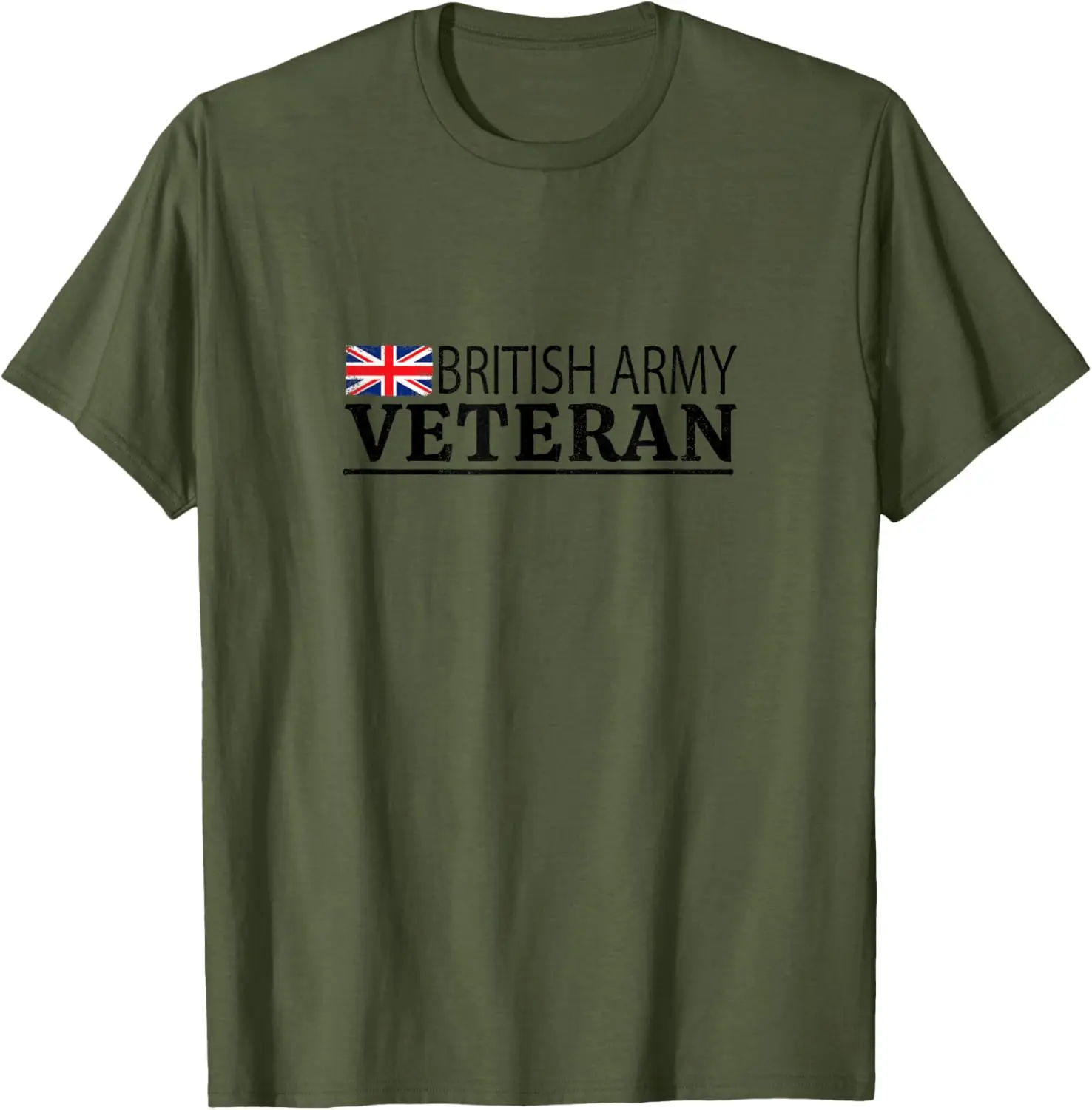 British Army Veteran UK Union Jack Soldier T-Shirt 100% Cotton O-Neck Short Sleeve Summer Casual Mens T-shirt Streetwear