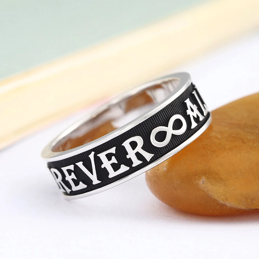 

Для любви навсегда всегда адаптировано к любой случай модное серебряное ювелирное кольцо