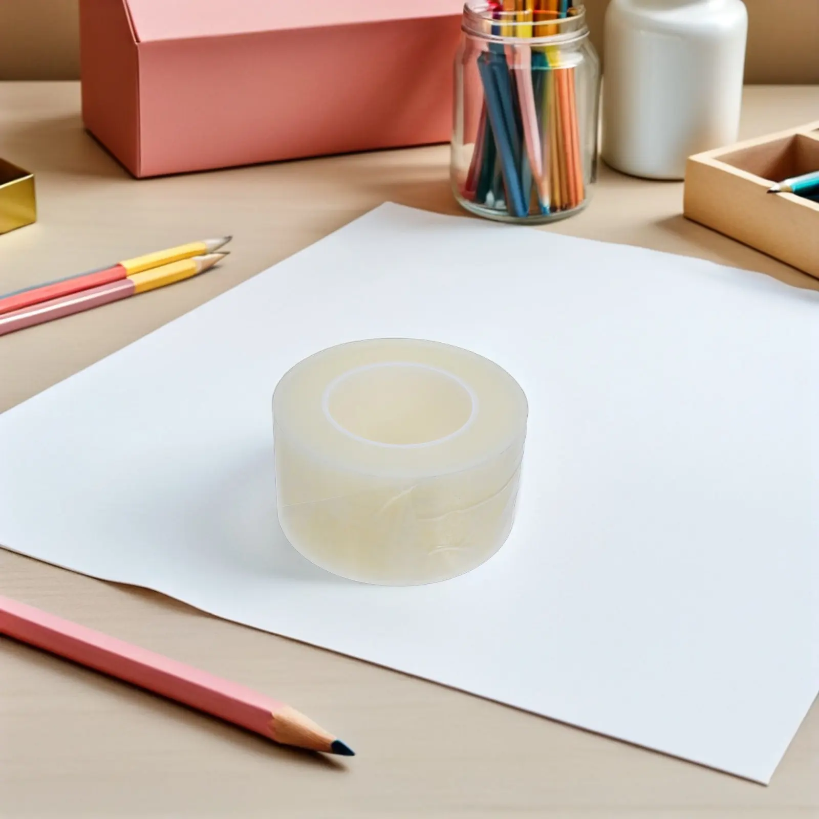 Clear Transparent Self Adhesive Protective Film Glass Window Car Body Furniture Kitchen Countertops Car Interior Rear View