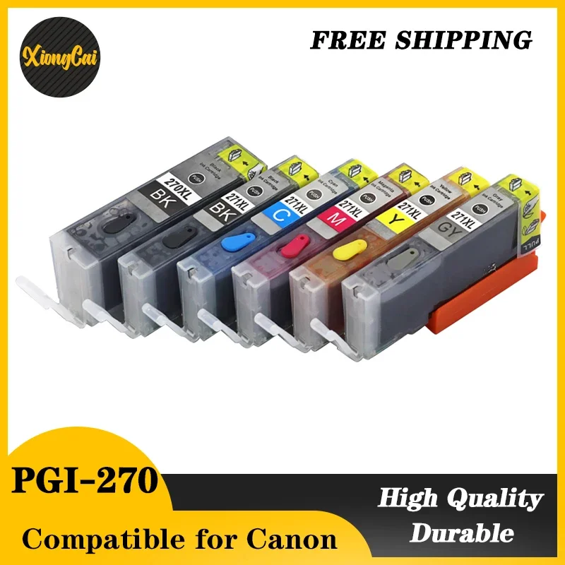 

PGI-270, совместимый с Canon PGI270 CLI 271, многоразовый картридж PGI270 CLI271 для принтера Canon PIXMA MG7720 TS9020 TS8020