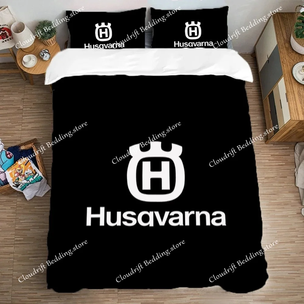 Duvet Cover Set Fashion Bedding Set Double Size Pillowcase Queen Bed Comforter Sets Art H-Husqvarnas Linen Quilt Home Textile 4