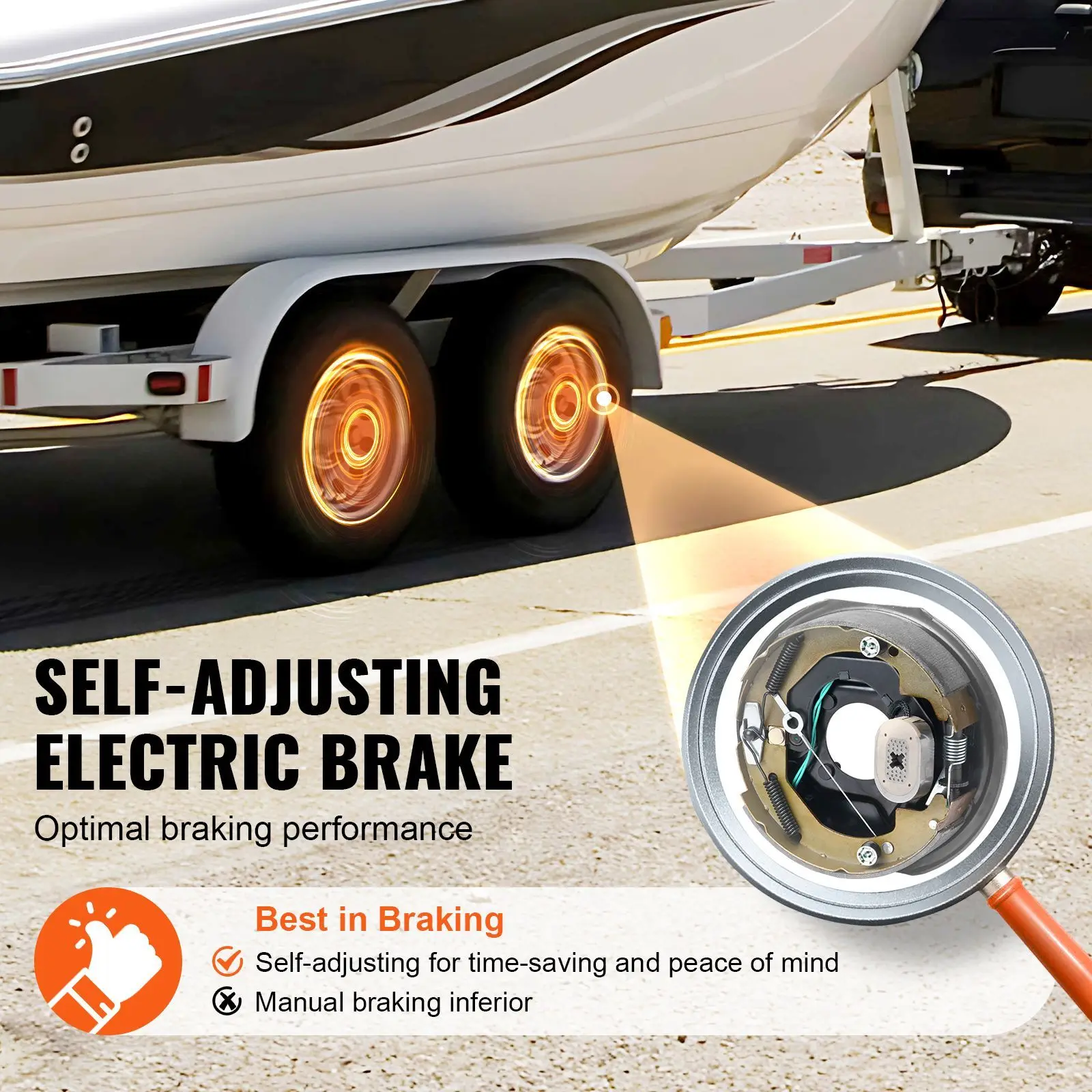 Electric Trailer Brake Assembly, 10