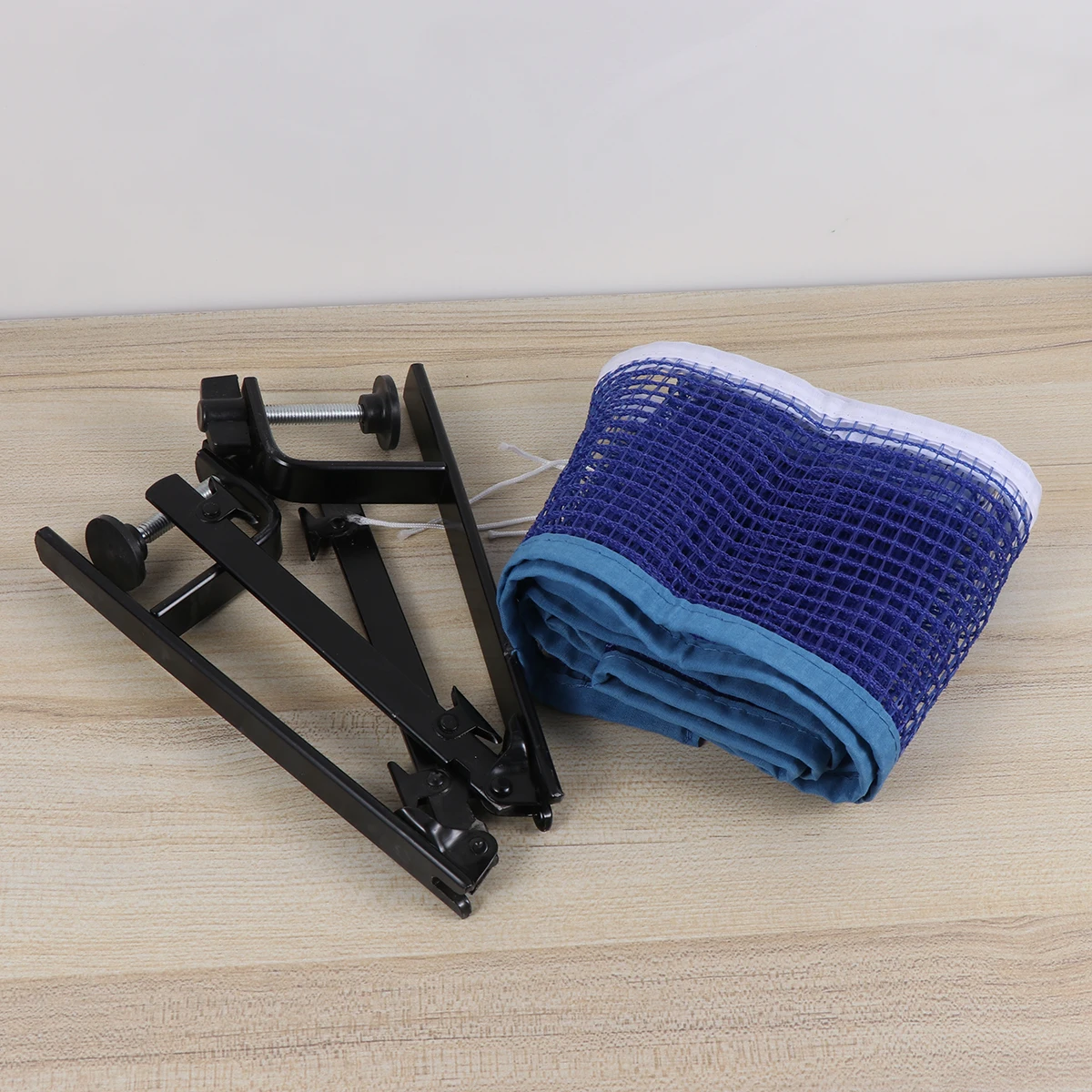 

Table Tennis Replacement Net Racket Pong with Metal Clamp Posts Accessories Blue