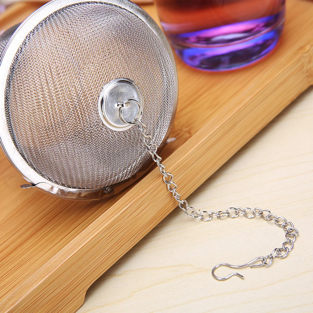 

1pc 5Cm Stainless Steel Tea Ball Filter Spice Strainer For Herb Infuser Decocting Medicine Reusable Coffee Soup Tool