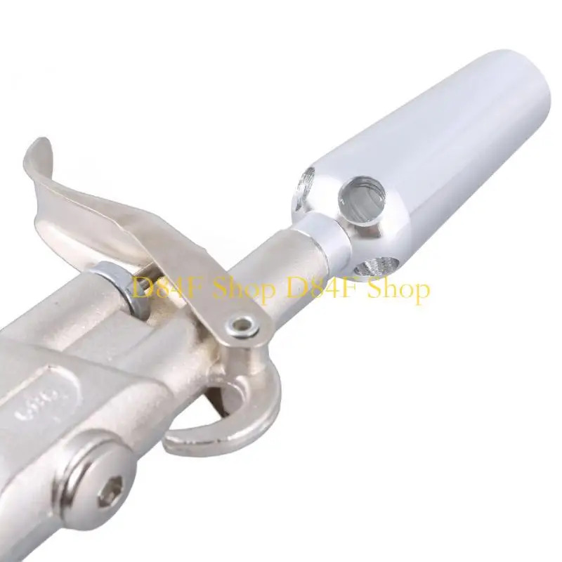 D84F Aluminum Air Blow Guns Compressor Accessory with Copper Nozzle and Extensions
